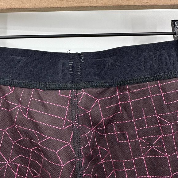 Gymshark Geo Print Elastic Waist Low Rise Leggings Size Small - Picture 7 of 10